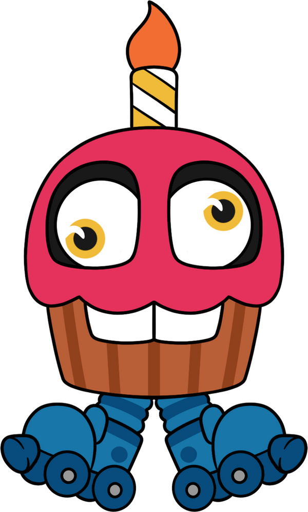 Party Mr Cupcake Bobble Pin