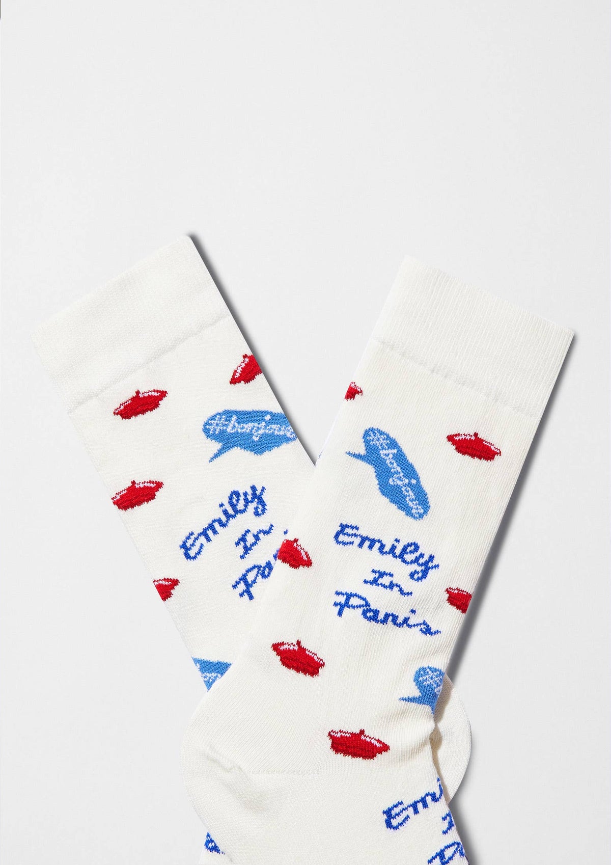 BeEmilyInParis Socks Hello