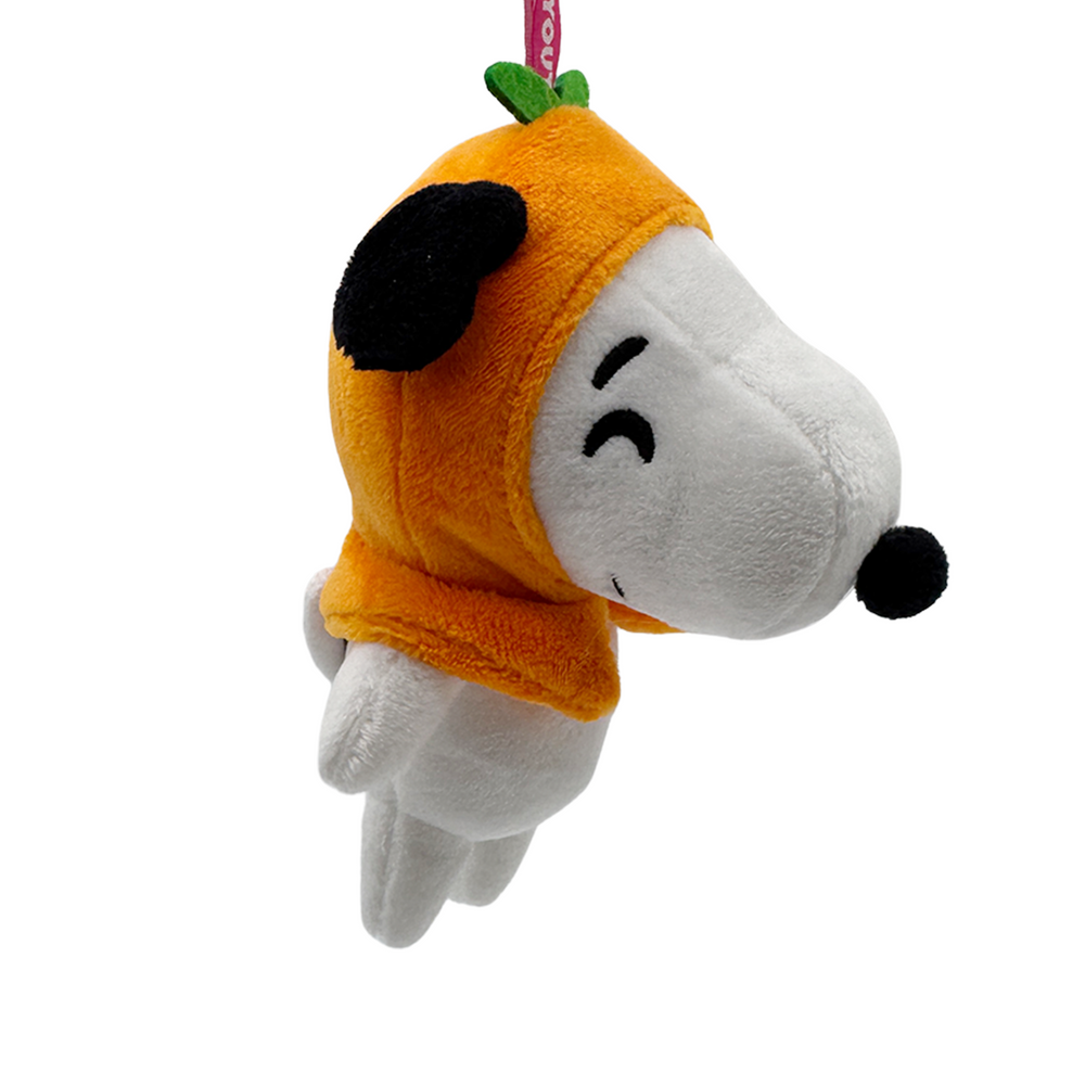 Snoopy Orange Plush Keychain