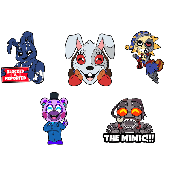 FNAF Ruin Pin Set