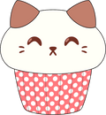 Peluche Kitty Cupcake – 22,9 cm