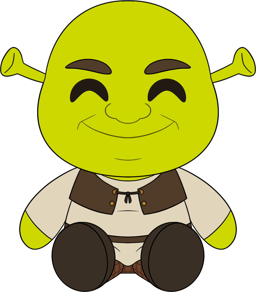 Shrek Sitting Plush (9in)