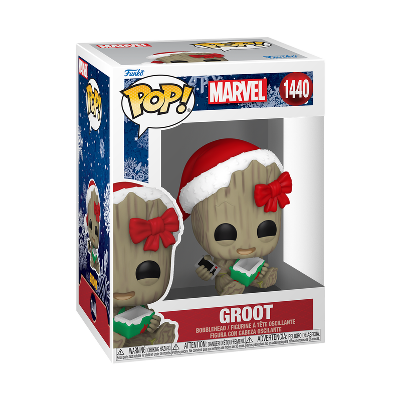 Pop! Groot avec Cadeau (Holiday)
