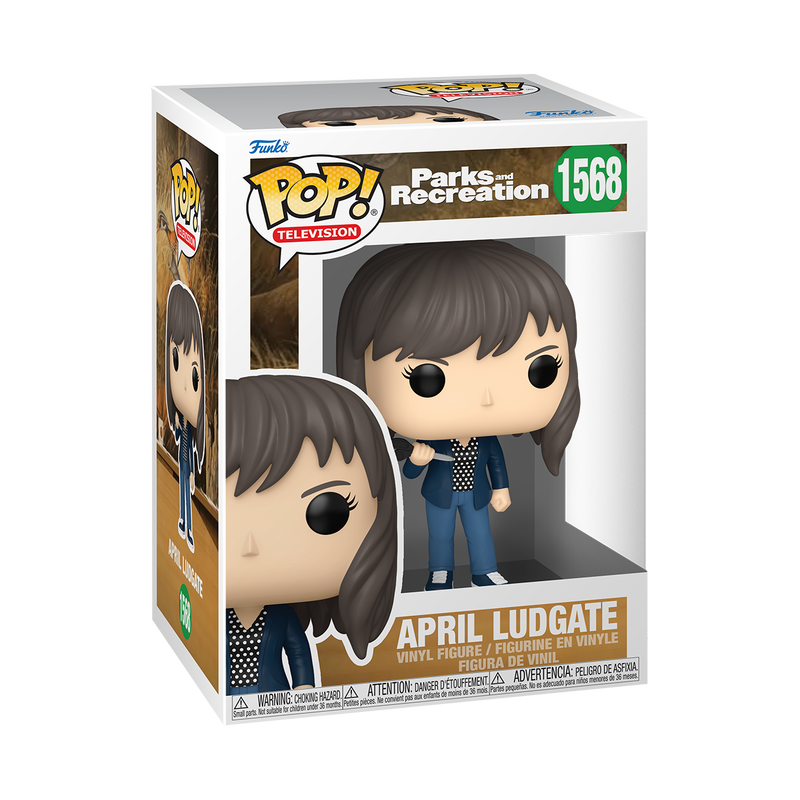 Pop! April Ludgate with Scissors