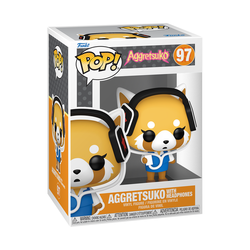 Pop! Aggretsuko avec casque audio