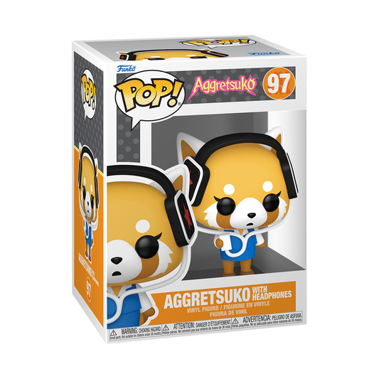Pop! Aggretsuko with Headphones