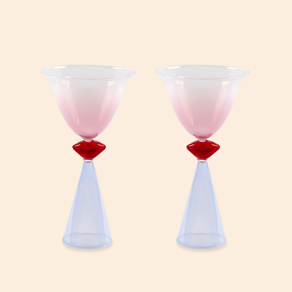 Bicchieri da cocktail colorati - Set da 2