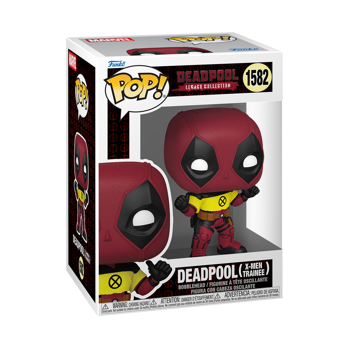 Funko Pop! Deadpool (X-Men Trainee) #1582 - vue officielle 2