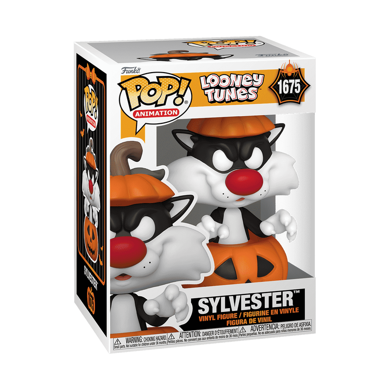 Pop! Sylvester in a pumpkin costume