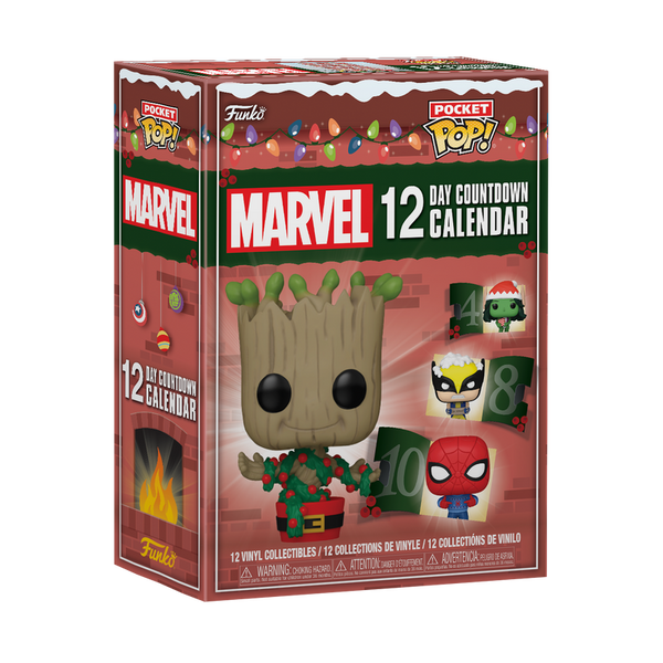 Funko Calendrier de l'avent Marvel - Pocket Pop! 12 Jours