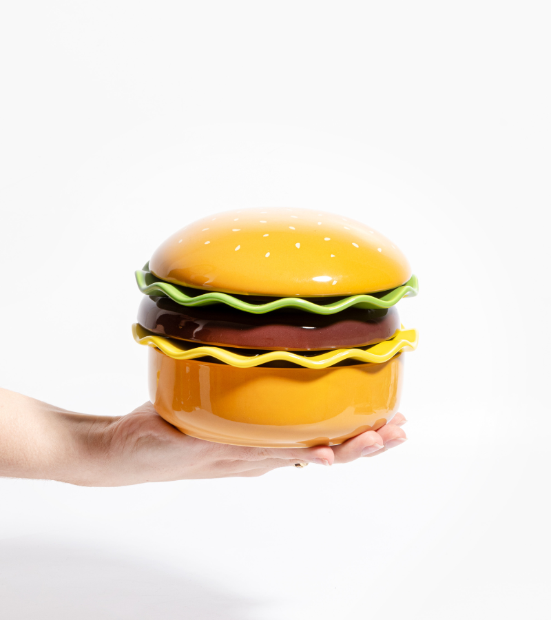 Set di pasti con hamburger