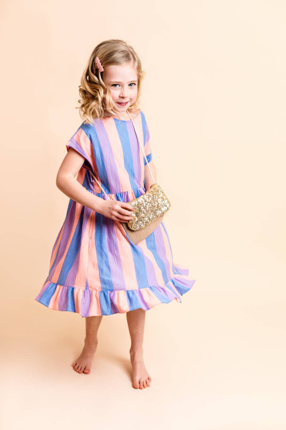 Handbag - Gold Sequins