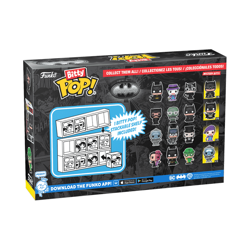 Bitty Pop! Batman 85th Anniversary 4-Pack Series 3