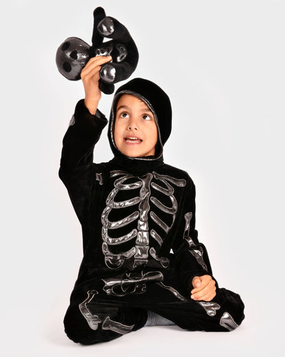 Deluxe Skeleton Costume 110 cm for children aged 4-5 years