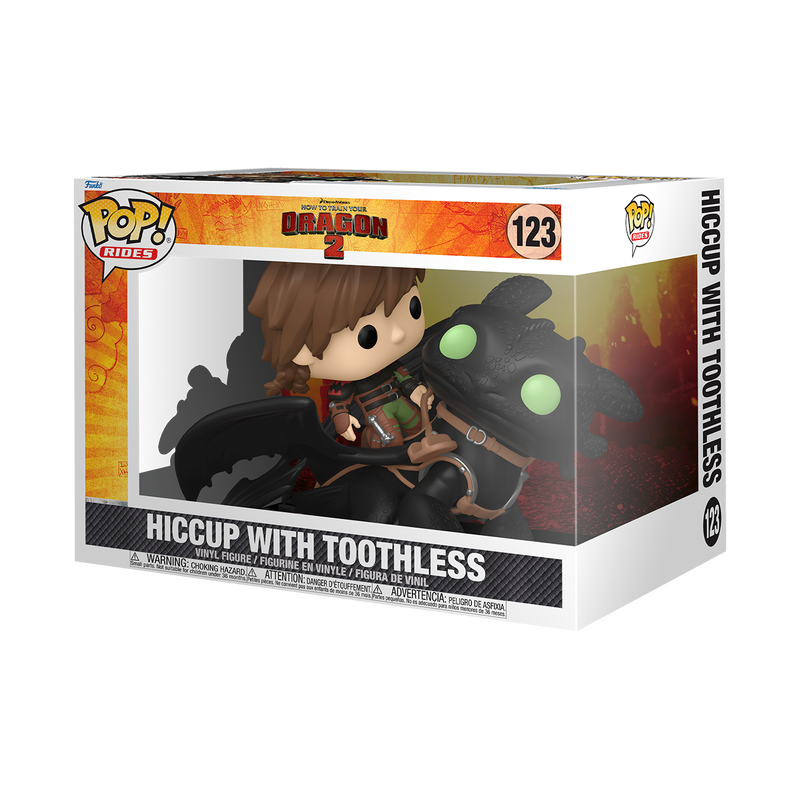 Hiccup with Toothless - Pop! Rides Deluxe - PRE-ORDER* 