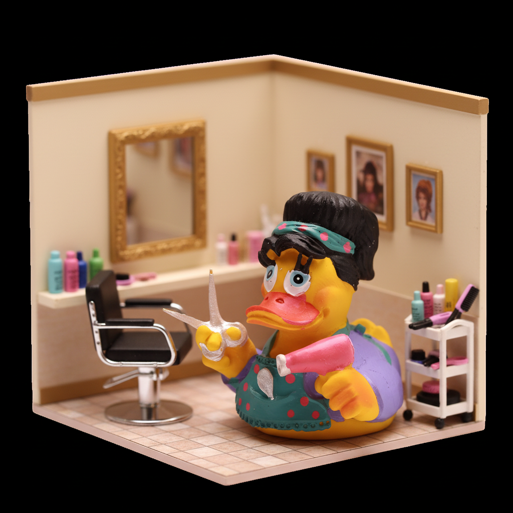 Duck Dressing Table - Purple