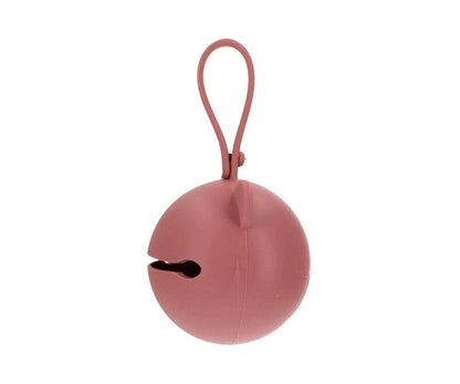Porte-sucette en silicone Ours rose Dust
