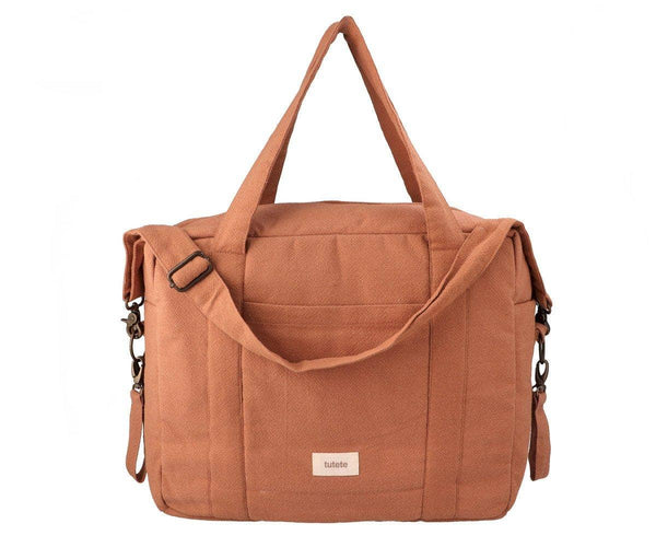 Sac à langer Coton Marron