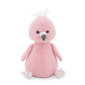 Peluche Orange Life Fluffy le Flamant Rose