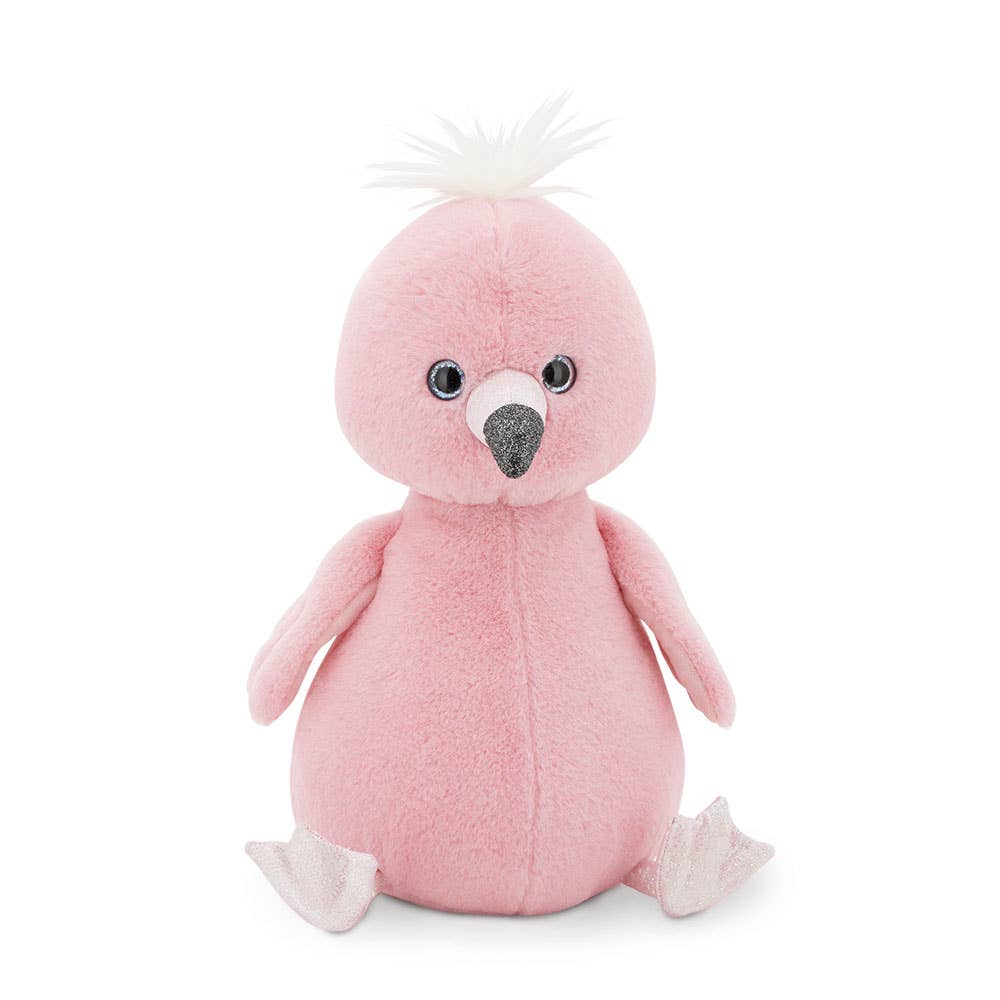 Peluche Orange Life Fluffy le flamant rose