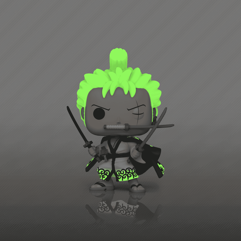 Pop! Roronoa Zoro (Three Sword Style) (Glow)