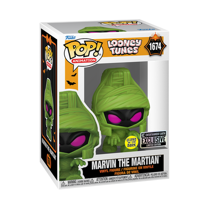 Pop! Marvin le Martien en Costume de Momie (Glow)