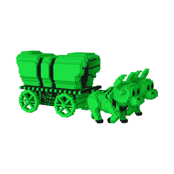 Funko Pop! Rides Super Deluxe the Oregon Trail Oxen and Wagon (Green & Black)