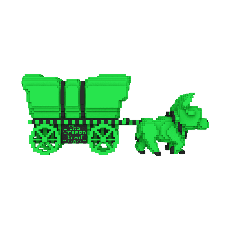Pop! Rides Super Deluxe: il carro e i buoi dell'Oregon Trail (verde e nero) 