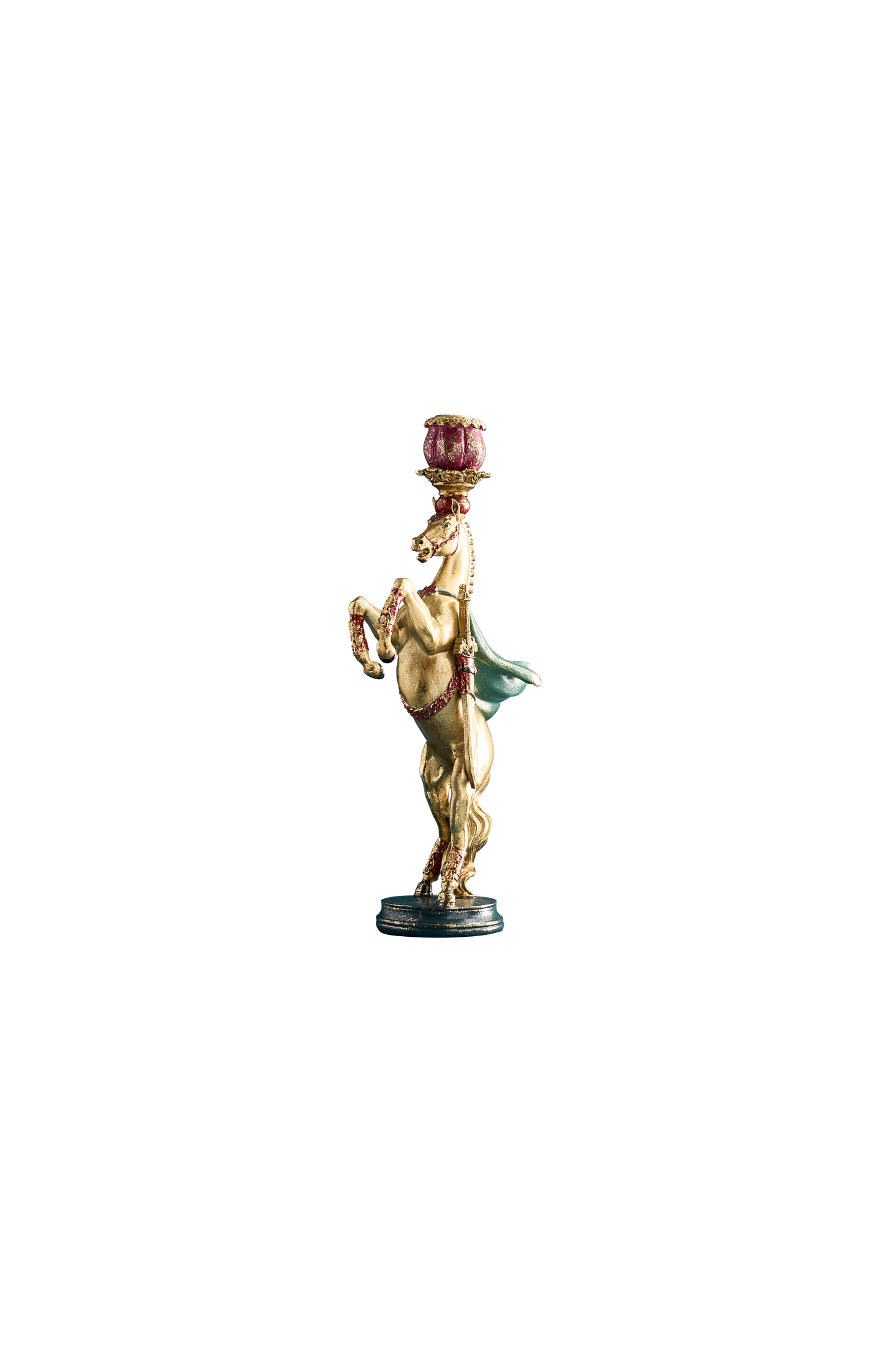 Circus Horse Chandelier, Gold, 17.5 x 9.5 x 36.5 cm