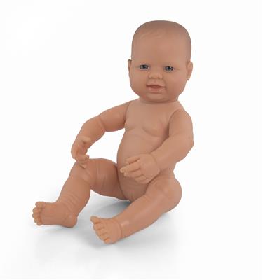 ML Poupées: POUPÉE BÉBÉ FILLE EUROPÉENNE 40cm, parfumée vanille, imperméable, poupée sexuée, en résine. Made in Spain, 10m+