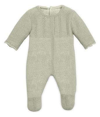 ML Poupées: PYJAMA vert 40cm, éco et recyclé, sur un cintre, 3+