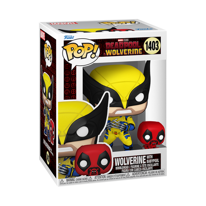 Pop! &amp; Buddy Wolverine with Babypool