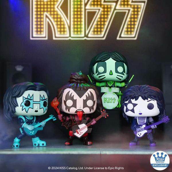 Funko Pop! KISS (Color Spotlight) 4-Pack