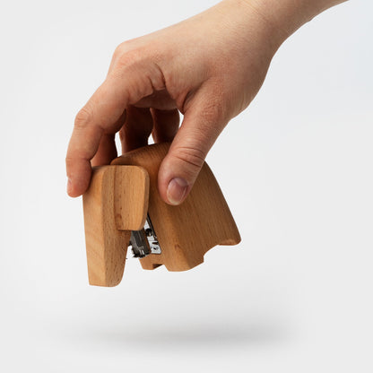 Agrafeuse Éléphant en Bois