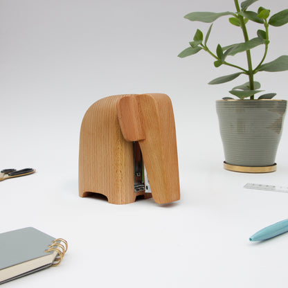 Agrafeuse Éléphant en Bois