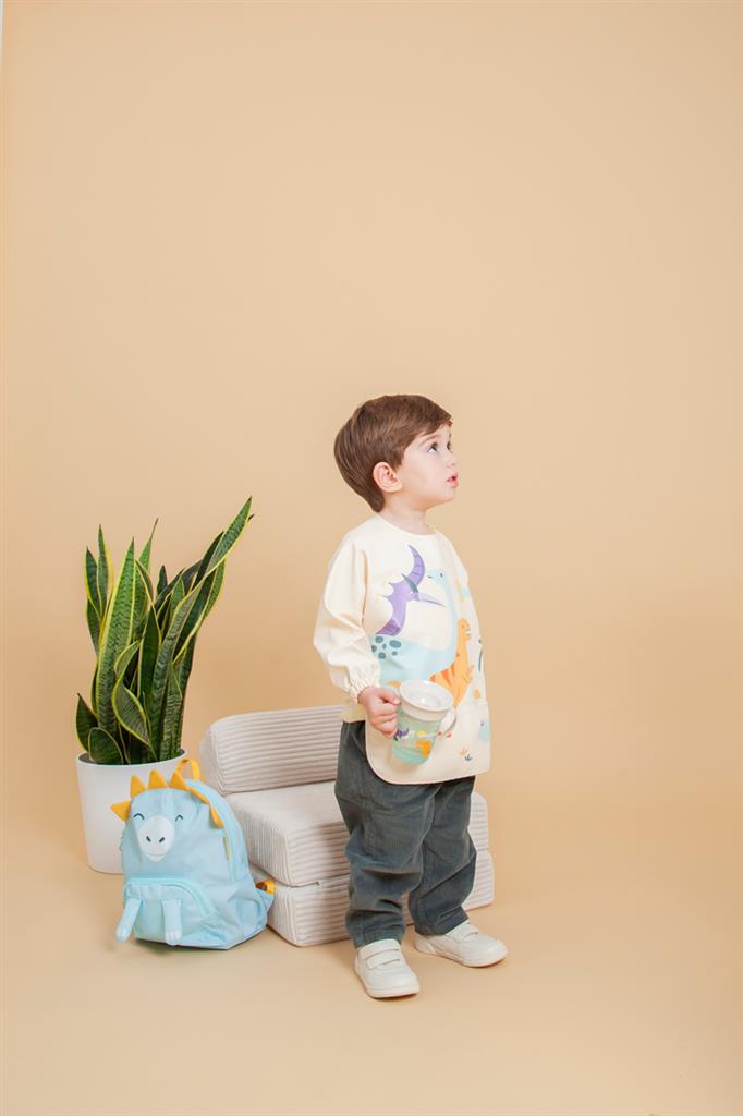 Dinosaur Long Sleeve Bib