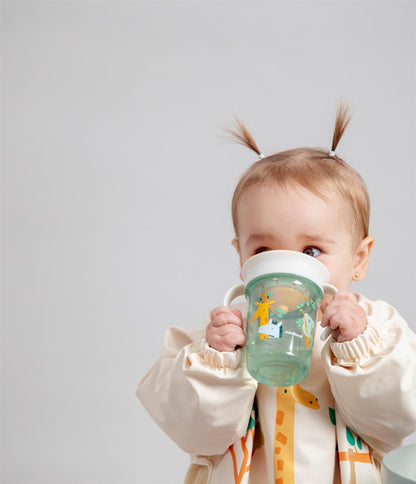 Jungle Animals Long Sleeve Bib