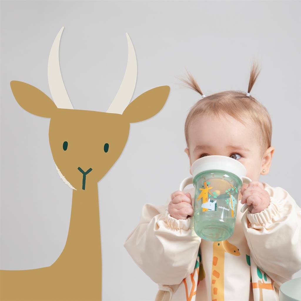 Jungle Animals Long Sleeve Bib
