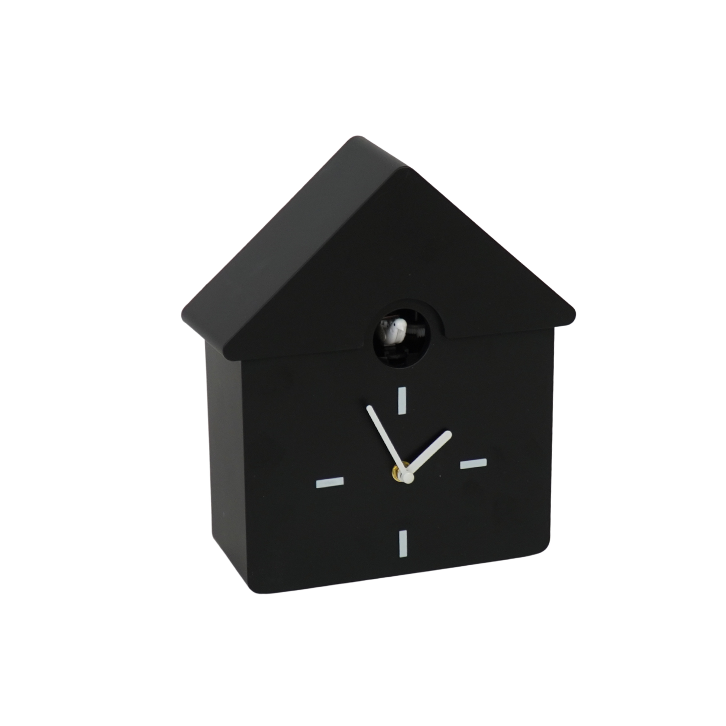 Clock - Cuckoo Wall Clock - Black - 24x27x9cm
