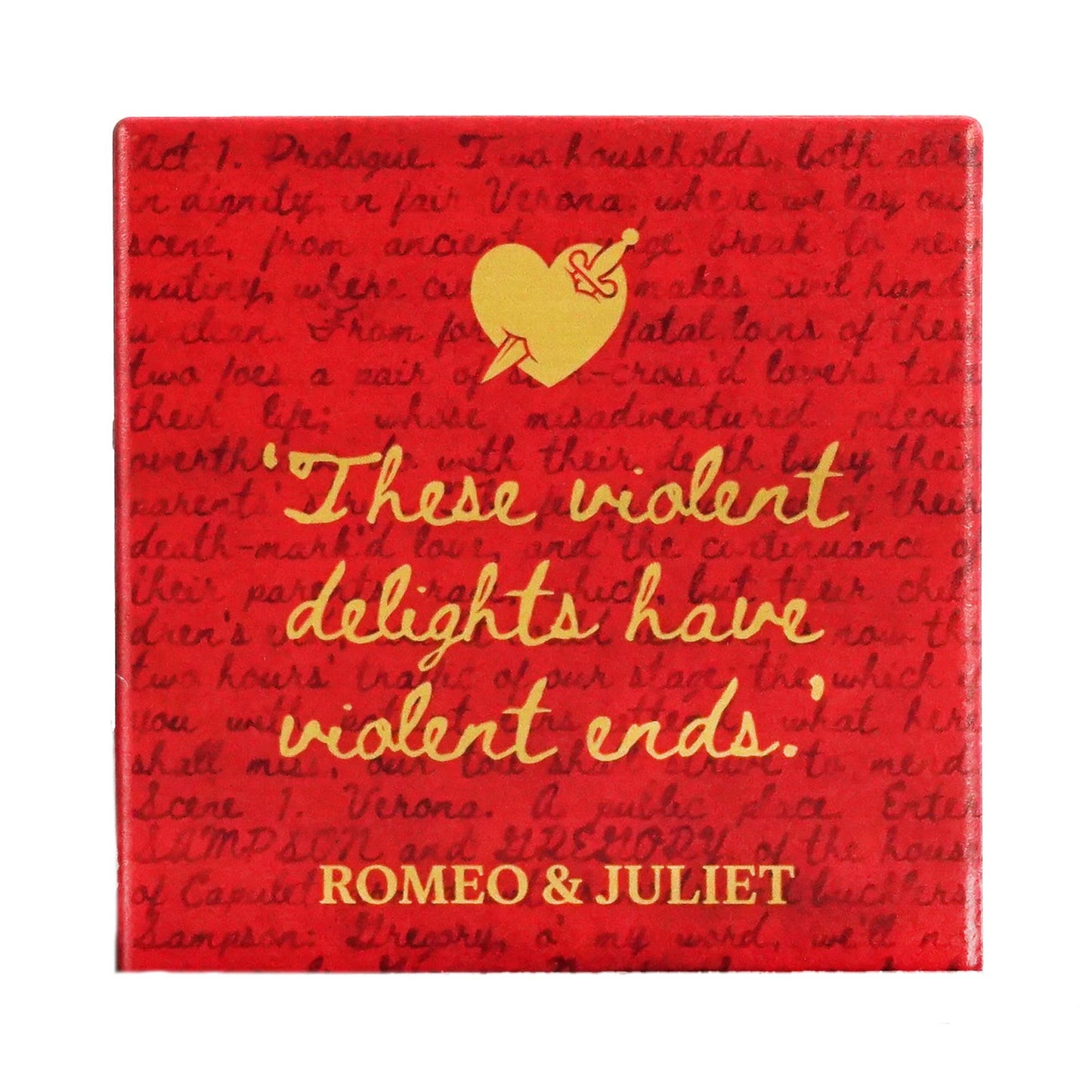 Shakespeare Romeo & Juliet Ceramic Coaster