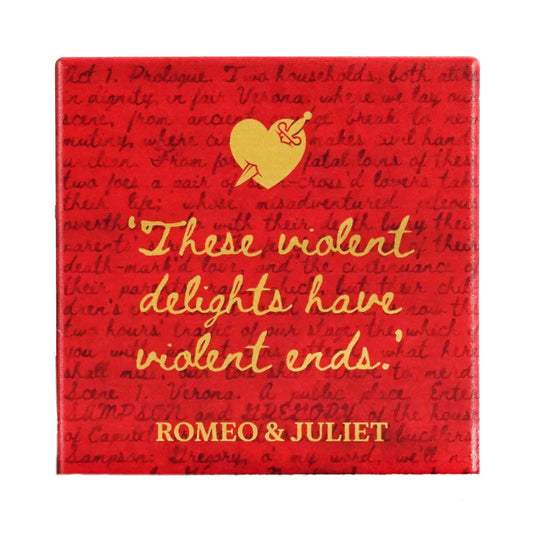 Shakespeare Romeo & Juliet Ceramic Coaster