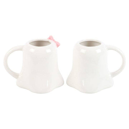 Mr and Mrs Ghost "Boo" Mug Set