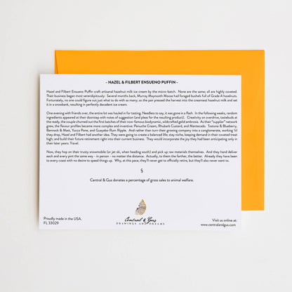 Hazel &amp; Filbert Ensueno Shearwater Card