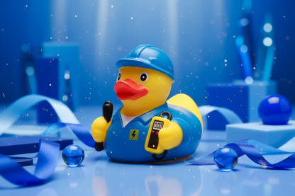 Electrician Duck - Blue
