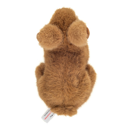 Plush sitting brown hare