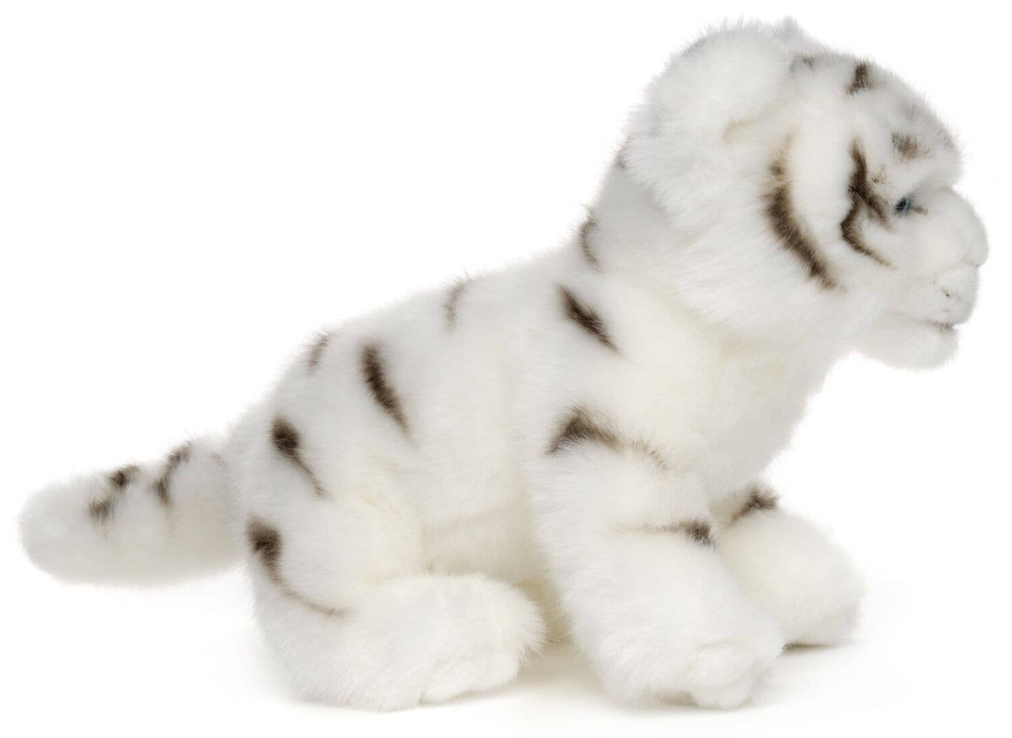 Peluche Bébé tigre blanc, assis Uni Toys