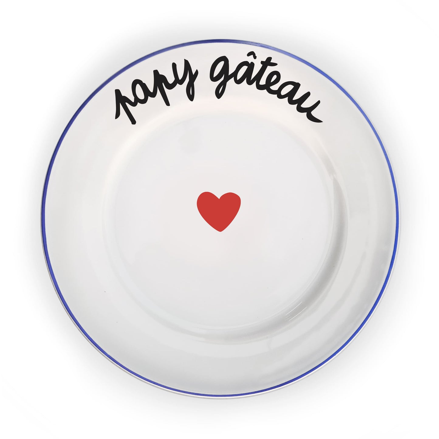 Assiette La Famille S’éclate - Papy Gâteau