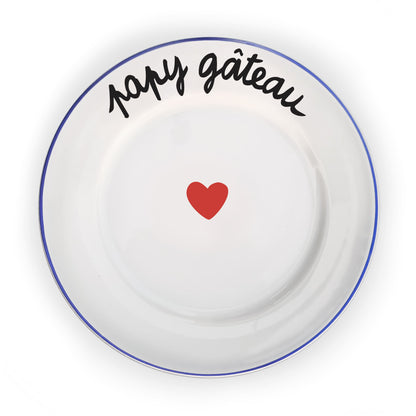 Assiette La Famille S’éclate - Papy Gâteau