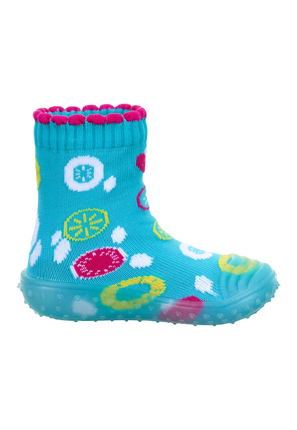 Adventure socks turquoise fruits