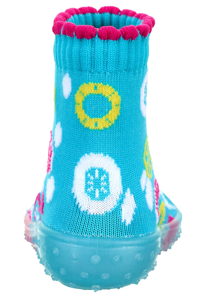 Chaussettes aventure Fruits turquoise
